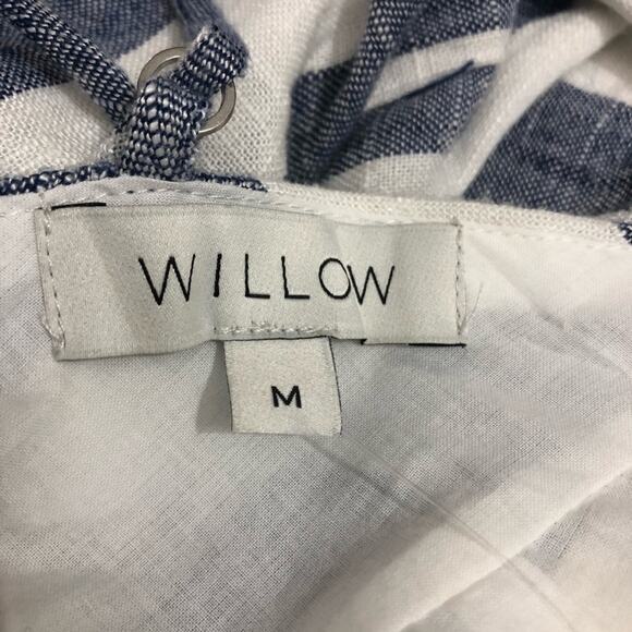 WILLOW Eli Open Back Linen Blend Jumpsuit Medium NWT - Picture 7 of 10
